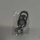 Heavy Duty Carabiner Keychain with AirTag Holder,Alloy Car Fob keychain with AirTag Holder,Sturdy Scratch-Resistant Key Holder with AirTag Case, for Apple AirTag, Keys,Badges