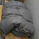 BDEUS Dual Layer 5 Inch Memory Foam Mattress Topper California King Size, 2 Inch Gel Memory Foam Plus 3 Inch 1450 GSM Down Alternative Quilted Pillow Top Mattress Pad Cover,Dark Gray