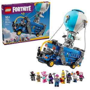 LEGO Fortnite Battle Bus Building Toy - Collectible Fortnite Toy for Kids, Boys & Girls, Ages 10+ - Pretend Play Set with 9 Minifigures from Video Game - Gift for Birthdays - 77073