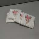 4 x Slant Collections Mother's Day Party Beverage/Cocktail Foil Disposable Paper Napkins, 20-Count, Lovely Mom