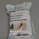 LIN PERFORMANCE 15-20 mmHg Medical Footless Compression Stockings for Women Men Thigh High Dot-Top Support Compression Leg Sleeves for Varicose Veins (Nude,3XL)