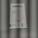 Reukdnv [Built-in Privacy Screen Protector & Invisible Ring Stand] Privacy Case for iPhone 17 Pro Max 6.9'' [Soft Bumper Full Signal] [Compatible with MagSafe] Full-Body Shockproof Clear Case, Black