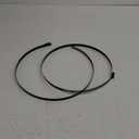 ISPINNER 2pcs 10 Inch Stainless Steel Adjustable 241-267mm Size Range Worm Gear Hose Clamp, Fuel Line Clamp for Plumbing, Automotive and Mechanical Application (Black)