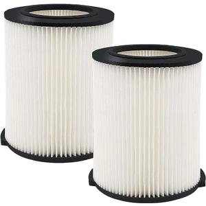 2 Pack VF4000 Filter Replacement for Ridgid for Shop Vac Wet Dry Vacuums 5-20 Gallon 72947 & for Husky 6-9 Gallon Vacuum Cleaners RV2400A RV2600B WD5500 WD0671