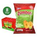 Zambos Plantain Chips Chili Limon, Crunchy Plantain Chips With Chili, Lime and Salt 2.47 oz, 8 Pack (EXP 03/16/26)
