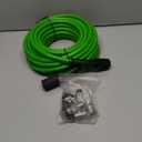 PWACCS Pressure Washer Hose 50 FT x 1/4", Power Washer Hose Kink Resistant, Universal High-Pressure Washing Extension Hoses Replacement, Compatible with M22 Stainless Steel Fittings, 3600 PSI, Green
