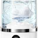 Underwear Washer, Portable Mini Washing Machine, 3000mAh Rechargeable Cordless Washing-machine, Portable Small Wireless Washing Machine for Home Use, for Underwear, Small Loads, Baby Clothes (White)