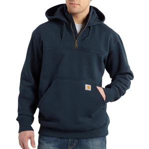 Carhartt Men's Rain Defender Loose Fit Heavyweight Quarter-Zip Sweatshirt (Medium, New Navy)
