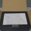 Toilet Paper Holder with Shelf, Extended Base Wall Mounted, Marble Toilet Roll Holder Brushed Nickel for Bathroom Washroom