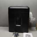 Amazon Basics 12 Sheet (new model) Micro Cut Paper and Credit Card CD Shredder With 6 Gallon Bin, Black