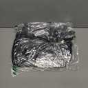 USPECLARE Clear Bag for Stadium Events,Transparent Bag for Work Sports Games Concerts Travel Gym (Black)
