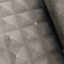 2 Pack Pyramid Sound Proof Foam,48x24x2 Inch High Density Soundproof Acoustic Panel for Wall,Fireproof Studio Foam Reducing Noise & Echo (Black)