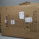 41" Extra Tall Baby Gate With Door, 29.6-40.5 In Wide Dog Gates for Doorways Stairs, Walk Through Large Pet Gate Indoor, Pressure Mounted Child Safety Gates for Kids Puppy Doggie Metal Black