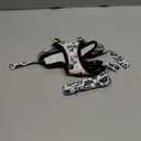 Halypet Cat Harness and Leash Set[MAX Safety 4th-Gen] Cute Escape Proof Vest Harness for Girl&Boy Cat Walking, Comfortable Adjustable Leash and Reflective Strips for Outdoor Kitten, M Inky Meowy (Medium (13-18lb))