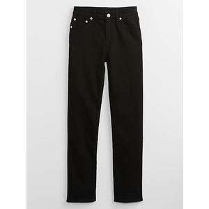 GAP Womens Classic Straight Fit Denim Jeans (24 Short, Black Wash)
