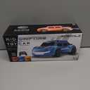 Dual Spray Remote Control Car Toy for Kids Adults, RC Model Racing Car Toys with Cool Led Lights, Birthday Gifts for Age 3 4 5 6 7 8-12 Year Old Boys Girls (Blue)