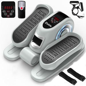 Zakle Under Desk Elliptical Machine, Electric Elliptical Training Machine w/Remote Control, 12 Speed Levels, Quiet Seated Pedal Exerciser for Home Office