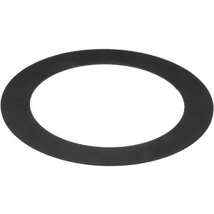 PATIKIL Goof Rings for 4 Inch Recessed Can Lighting Down Light, 1 Pcs Metal Goof Trim Rings Cover, Outer Diameter 6.77-inch, Inner Diameter 4.25-inch, Matte Finish Black, Flush Mount