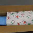Mahjong Racks with Pushers, Blue Wooden American Mahjong Tile Pushers and Racks Set of 4, with White Printed Mahjong Racks Drawstring Bag, Mahjong Accessories (19.68 Inches), 19.68 inches x 2.55 inches x 1.06 inches