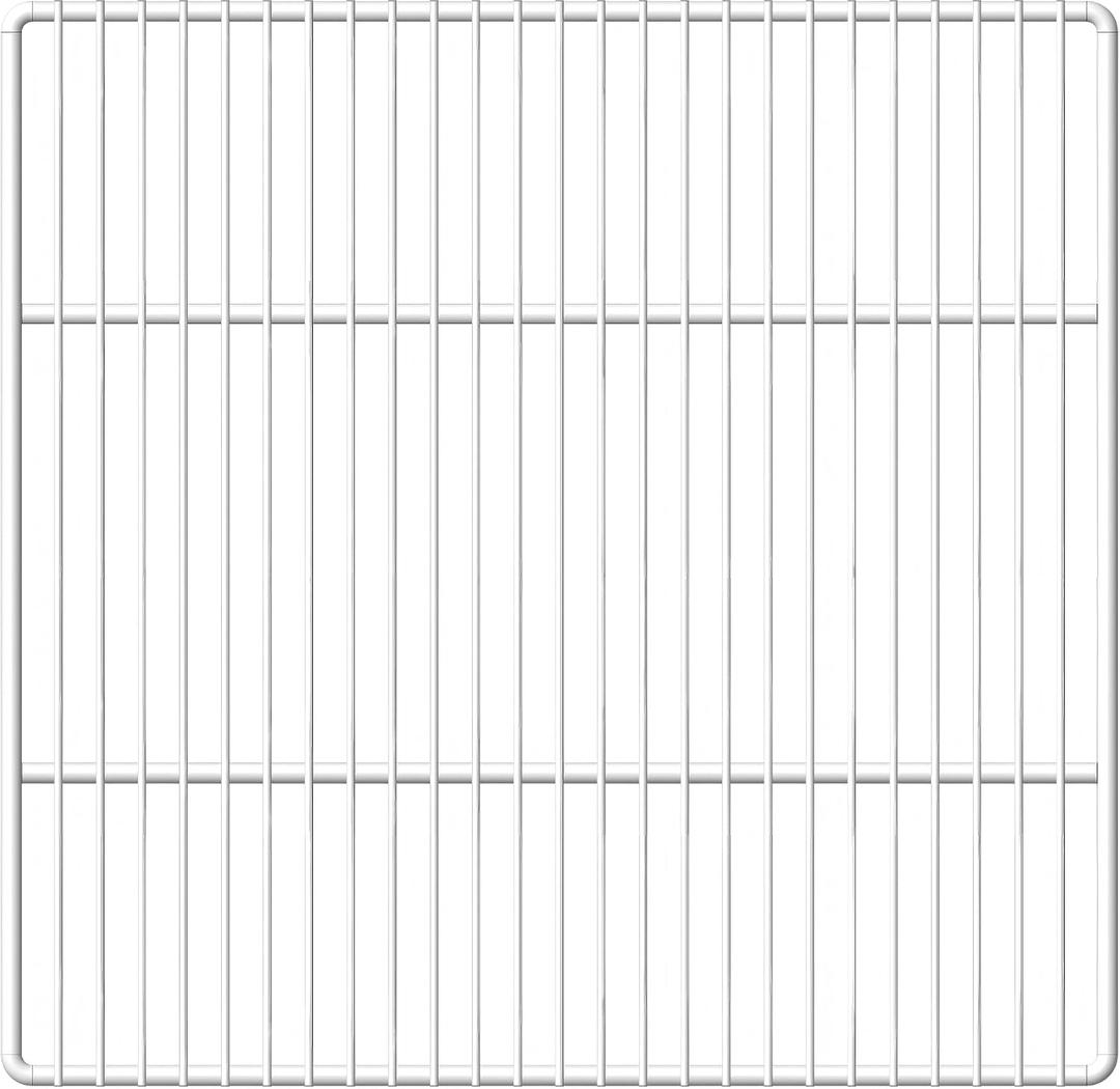 2-Pack Commercial Freezer and Refrigerator Replacement Shelves- Adjustable Utility Steel Wire Metal Shelf, White (23" x 21.1")