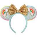 Esumun 3D Mouse Ear Headband Children Party Costume Hairband For Toddler School Girls