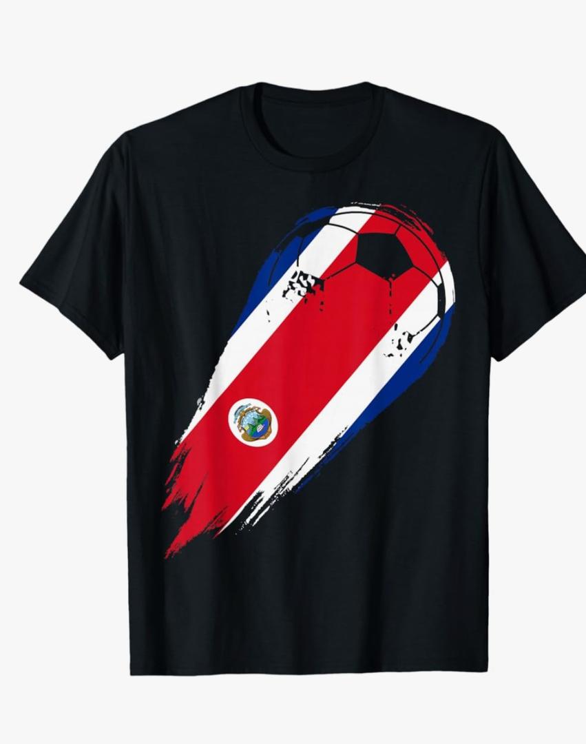 Soccer Country Flag of Costa Rica T-Shirt S
