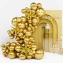 PartyWoo Metallic Gold Star Balloons 110pcs Different Sizes 18 12 10 5 Inch Pack 22 Inch Gold Spike Star Explosion Foil Mylar Balloon Arch Kit for Birthday Engagement Party Decorations Gold-G101