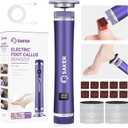 Saker Electric Foot Callus Remover, Electric Foot File Nail Grinder 2 in 1, Rechargeable Pedicure Tools for Feet with 60+10PCS Sandpaper & 12 Adjustable Speeds for Men Women Dead Dry Skin Calluses