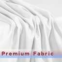 HolidayIdeas 2 Pack Fitted Table Clothes - 48 x 24 Inch - White Rectangle Tablecloths for 4 Foot Tables, Polyester Fabric Tablecloth for Folding Table, Parties, Birthday, Wedding, Trade Show