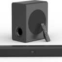 Sound Bar Speakers Bluetooth Wireless, TV Speakers Sound Bar Subwoofer, Home Theater Surround Sound Bar HDMI(ARC) Optical AUX USB 2.1ch Home Audio Sound System TV PC Gaming Wall Mount 3EQ, Black