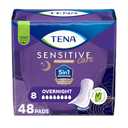 Tena Sensitive Care Incontinence Pads, Bladder Control, Postpartum for Women, Overnight Absorbency, Extra Coverage, 48 Count