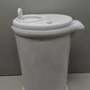 Ubbi Steel Diaper Pail, Odor Locking, No Special Bag Required, Award-Winning, Registry Must-Have, White