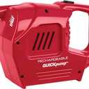 Coleman QuickPump Air Pump for Air Beds & Inflatables, Portable Air Pump with Fast Inflation or Deflation, Battery-Powered/Rechargeable/12-Volt/120-Volt Power Options