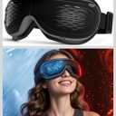 ALLJOY Eye Massager with Heat and Cooling, Lightweight Eye Massager with Removable Gel Mask, Christmas Gifts for Women,White Elephant Gifts for Adults Eye Care Devices for Migraine, Reduce Dry Eyes