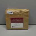 Mellanni Queen Sheets Set - 4 PC Iconic Collection Bedding - Hotel Luxury, Extra Soft, Cooling Bed Sheets - Wrinkle, Fade, Stain Resistant (Queen, Gold)