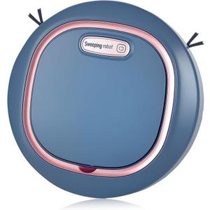 Robotic Vacuum Cleaner,Clean Smart Robot Vacuum Cleaner, TangleFreeSuction,Obstacle Avoidance ，ldeal for Pet Hair，DailySchedule Cleaning，Suitable for Hard Floors, Carpets