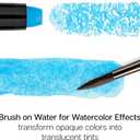 KINGART GEL STICK Set, Artist Pigment Crayons, 72 Unique Colors, Water Soluble, Creamy, and Odorless, Use on Paper, Wood, Canvas and more, Multicolor, 72