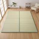 ZonLi Japanese Tatami Mat, Foldable Floor Sleeping Pad Futon Mattress, King