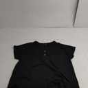 ANRABESS Womens Short Sleeve Henley Tops V Neck Dressy Casual Blouses Summer Trendy Tee Shirts 2025 Vacation Fashion Clothes Large