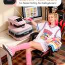 VEVOR Auto Heat Press Machine, 15 x 15 inch, T-Shirt Press Machine with Auto Release and Adjustable Pressure, Digital Display, Rapid Heating, for Sublimation, Vinyl, Heat Transfer Projects, Pink