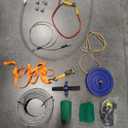 Zipline for Backyard Kids and Adults, Zipline Kit with Stainless Steel Spring Brake, Cable Tensioning Kit, Safety Harness, 2 Tree Protectors and Full Set of Zip Line Accessories with 1/4 inch Cable