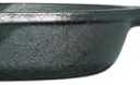 Lodge 6-1/2 Inch Cast Iron Pre-Seasoned Skillet  Signature Teardrop Handle - Use in the Oven, on the Stove, on the Grill, or Over a Campfire, Black