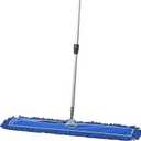 36 Inch Blue Commercial Dust Mop & Floor Sweeper with Extendable Handle – Mop for Hardwood, Tile, and Concrete Floor Cleaning