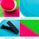 Beach Games, Outdoor Toys for Kids Ages 4-8, Toss and Catch Ball Set, with 4 Paddles 3 Balls, and 1 Storage Bag, Beach Toys Easter Gifts for Kids