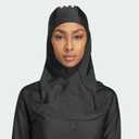Adidas Womens 3 Stripes Swim Hijab (Medium, Black)