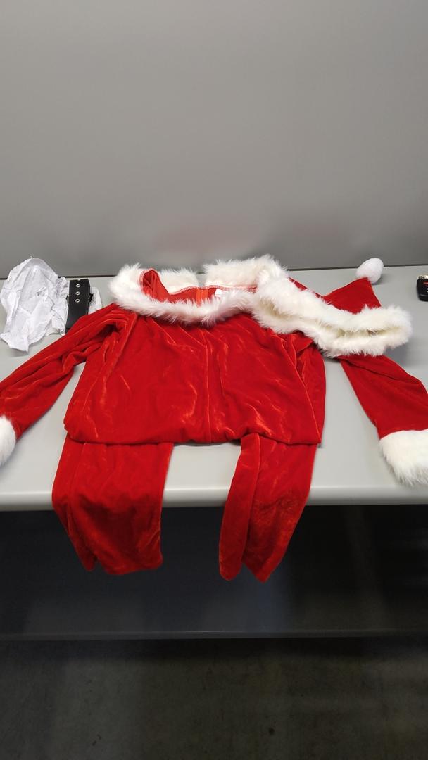 Santa Claus Costume for Men Santa Suit Adult size L