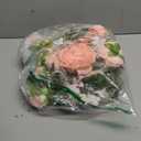 Serwalin Artificial Flowers Pink Flowers Fake Silk Flowers Wedding Cake Flowers for Wedding Bouquets Table Centerpieces Spring Decor Party Baby Shower Decoration (1 Box)