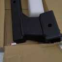 864129 Trailer Hitch Riser with 6.25 inch Rise/Drop for 2 inch Receiver Hitch Extension,Hollow Shank, Hitch Pin Kit Included Black