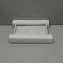 Large Natural Marble Bathroom Vanity Tray 12 inch, Carrara White Stone Jewelry Tray, Rectangle Sink Trays, Modern Tank Trays, Countertop Organizer for Soap Dispenser, Kitchen, Home Decor