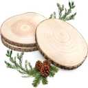 ZYNERY 10 Pcs Wood Slices for Centerpieces 13-15 Inches, Unfinished Wood Rounds Rustic Decor, Natural Large Wooden Circles Centerpieces for Tables, DIY Wedding Decoration Wood Pieces for Painting